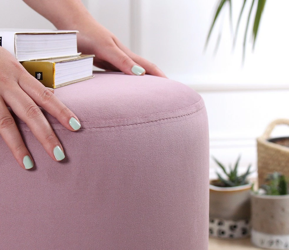 Puf Atelier del Sofa, rozë