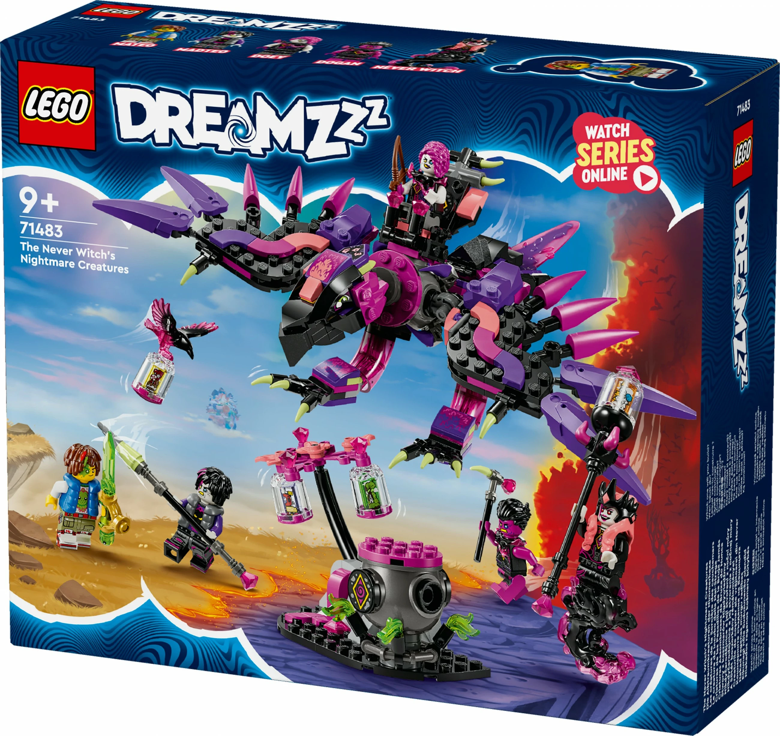 Set ndërtimi LEGO DREAMZzz 71483, 457 pjesë, shumëngjyrësh