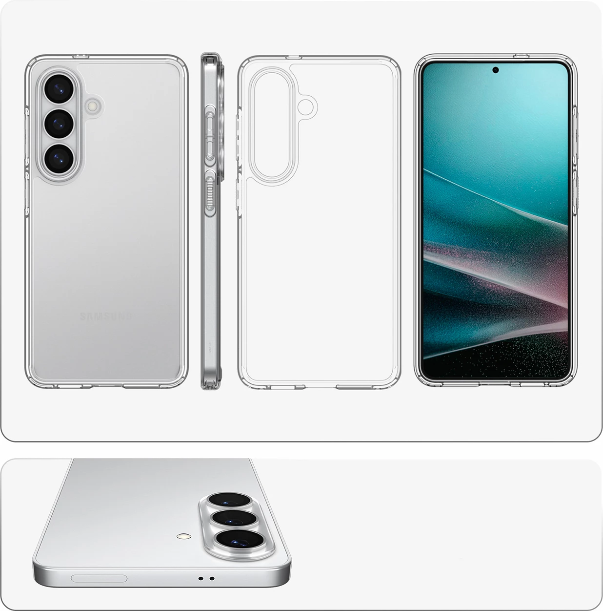 Mbështjellës Spigen Ultra Hybrid Mag për Samsung Galaxy S26+, transparent, 1 copë