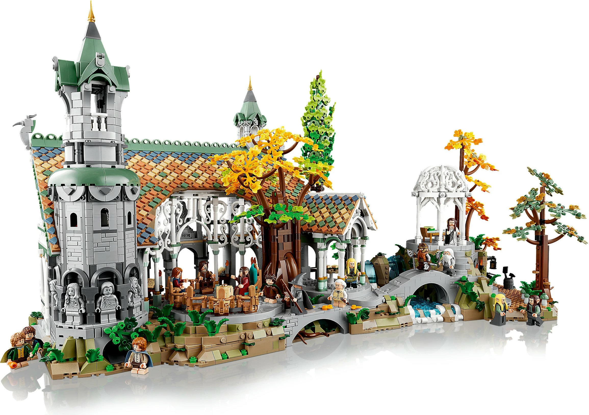 Set ndërtimi LEGO The Lord of the Rings: Rivendell, 6167 pjesë, plastikë, shumëngjyrësh