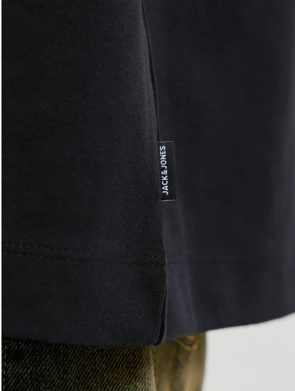Maicë për meshkuj Jack&Jones JJEBARRON TEE SS O-NECK NOOS 12298906, e zezë [Madhësia: XS]