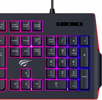 Tastierë gaming HAVIT Gamenote HV-KB866L, USB, RGB LED, layout SLO, 105 taste, e zezë