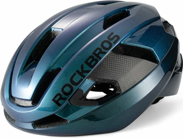 Helmetë biçiklete Rockbros LK-15, chameleon blue, L (58-62cm)