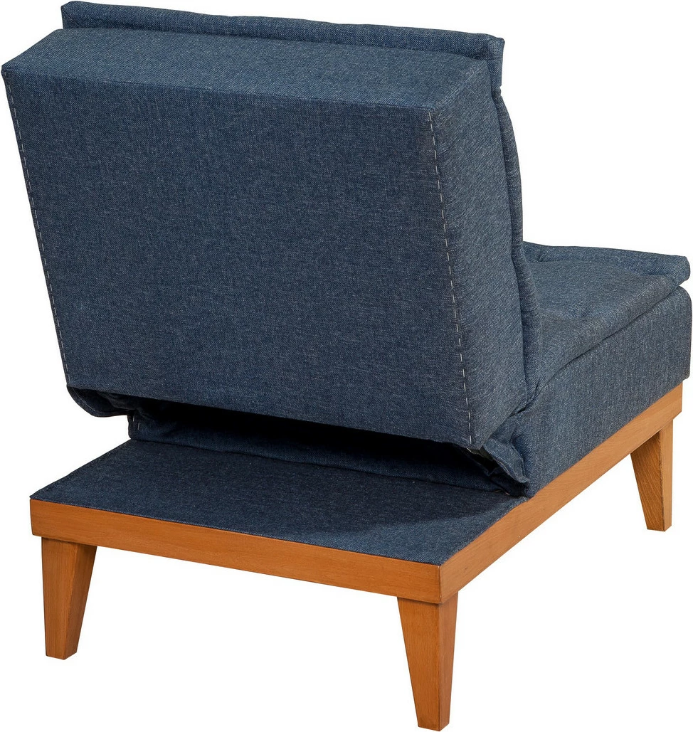 Set divan-krevat Atelier del Sofa, ngjyrë kaltër e errët, Fuoco-TKM06-1048