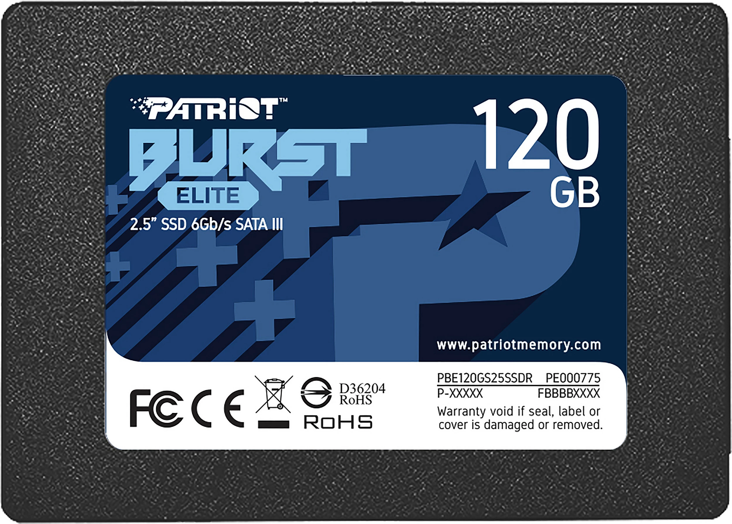 SSD i brendshëm Patriot Burst Elite 120GB, 2.5" SATA3, 450/350 MB/s