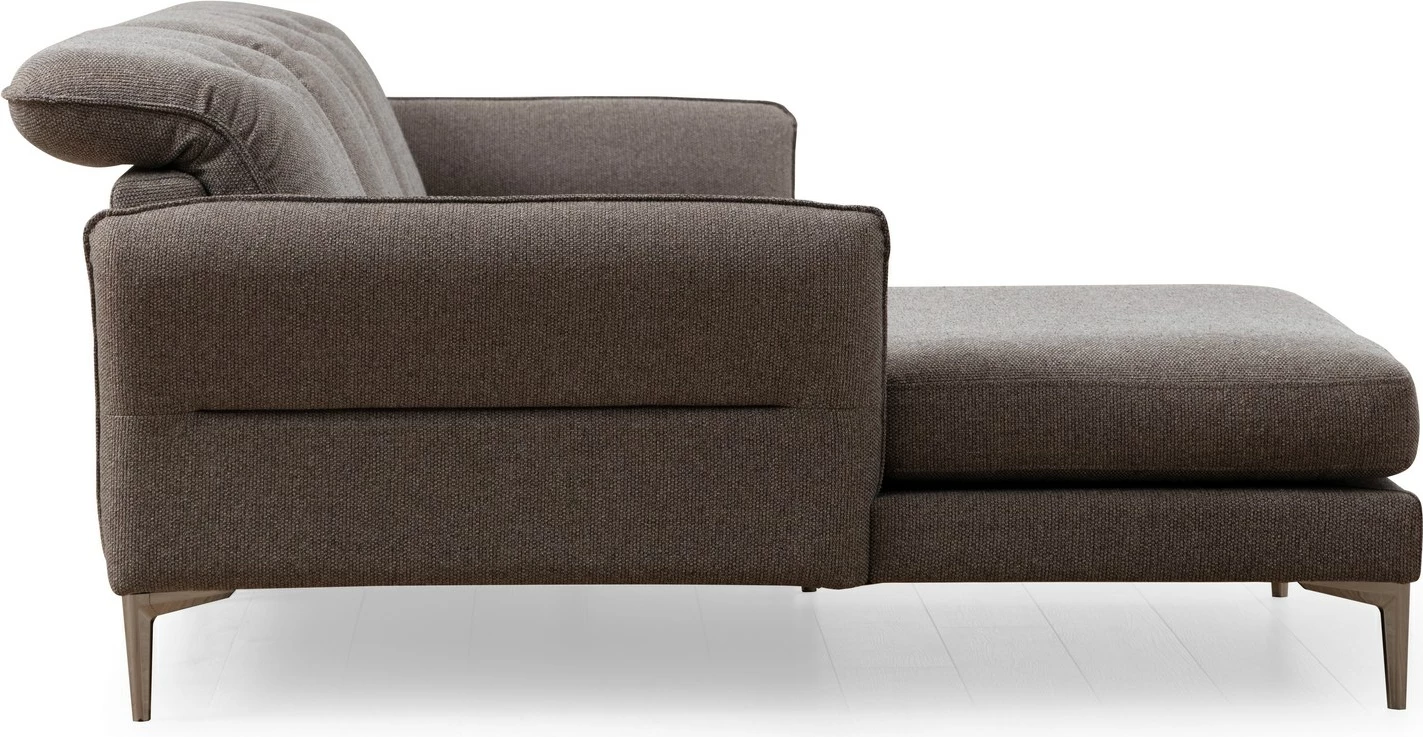 Kënd-sofë Atelier del Sofa, kënd majtas, ngjyrë gri
