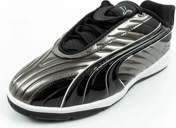 Atlete fëmijësh Puma V-S2 Goalgetter, hiri/argjendi