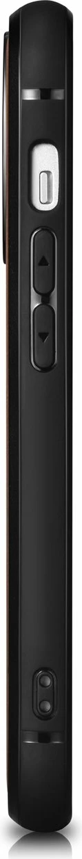 Mbështjellës iCarer për iPhone 14 Pro, lëkurë natyrale, Blu