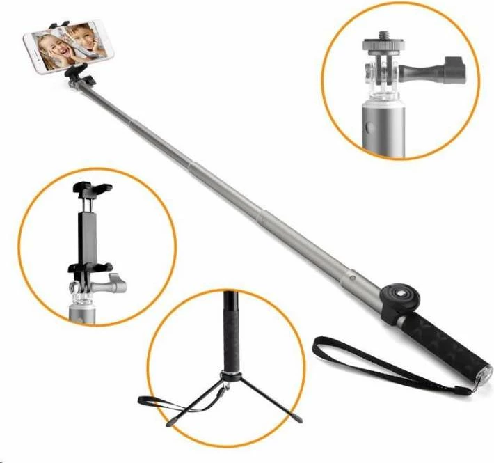 Selfie Stick GoGEN Selfie Stick 4 telescopic, Bluetooth