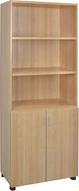 Raft profesional për zyre, ngjyrë lisi, FH2055.11, 80x40x190 cm