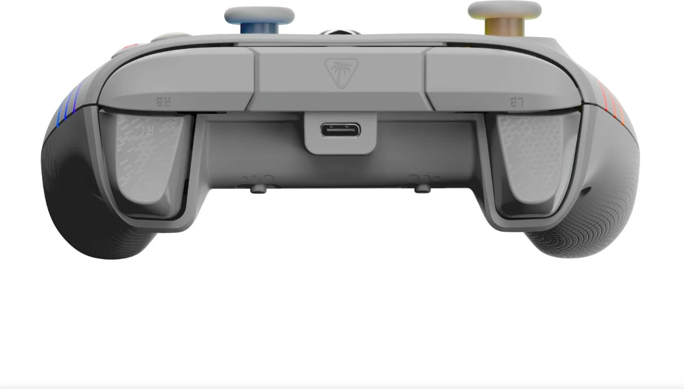 Kontroller me kabllo Turtle Beach Afterglow Wave për Xbox/PC, RGB, Hall-Effect triggers, Gri
