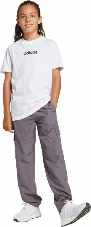 Maicë fëmijësh adidas Essentials JC9747, e bardhë