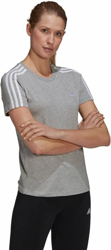 Maicë adidas Essentials Slim për femra, gri