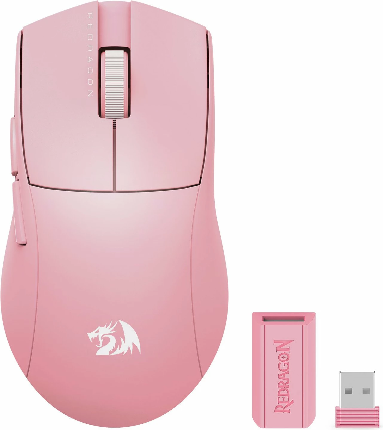Maus gaming Redragon M916 LIT (M916P-LIT-1K) 26000 DPI, USB/2.4GHz/Bluetooth, 49 g, pink
