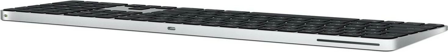 Tastierë Apple Magic Keyboard USB-C, Touch ID, me numpad, ngjyrë e zezë-gri
