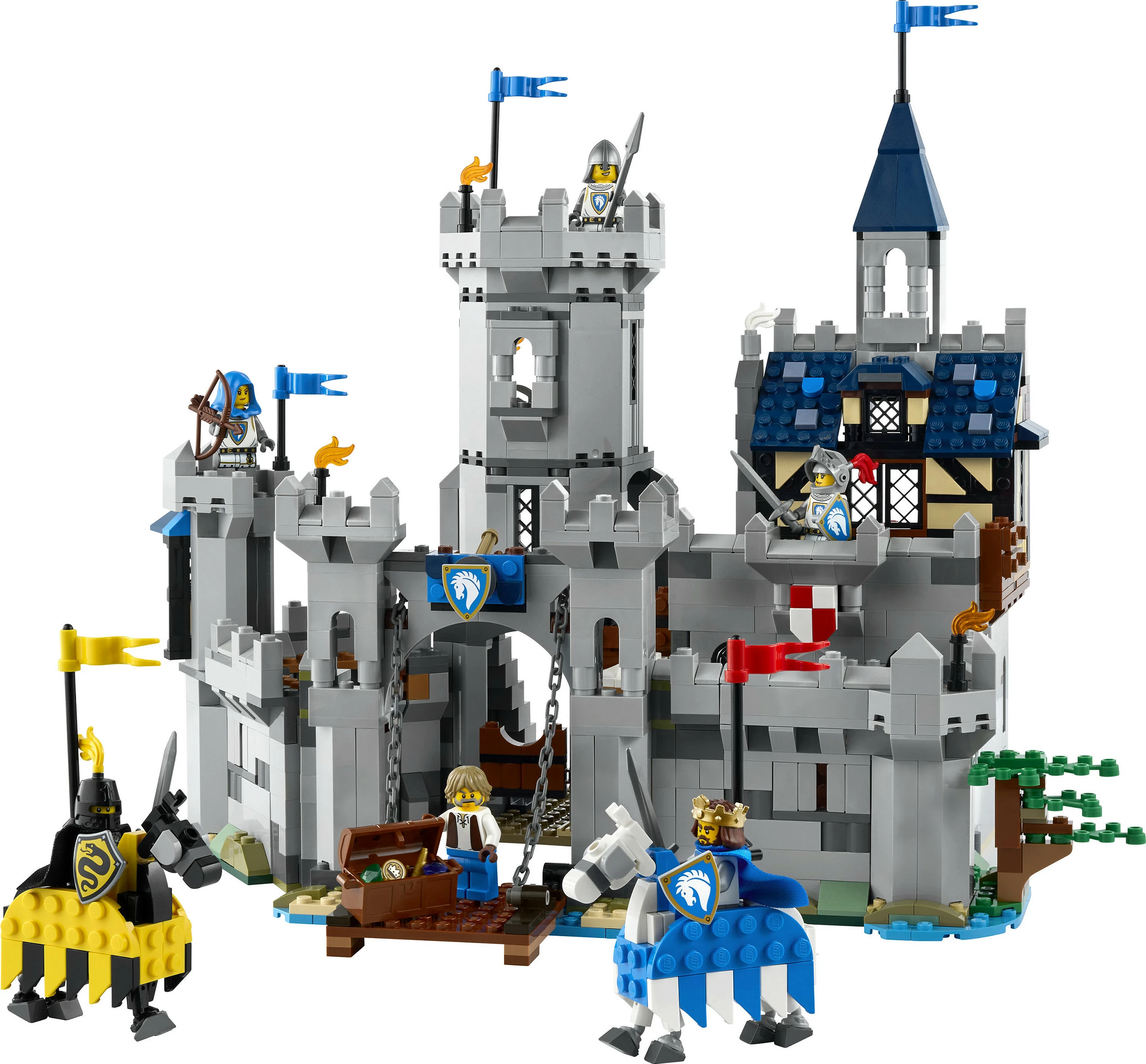 Set LEGO Creator 3in1 Medieval Horse Knight Castle 31168, 1371 copë, multikolor