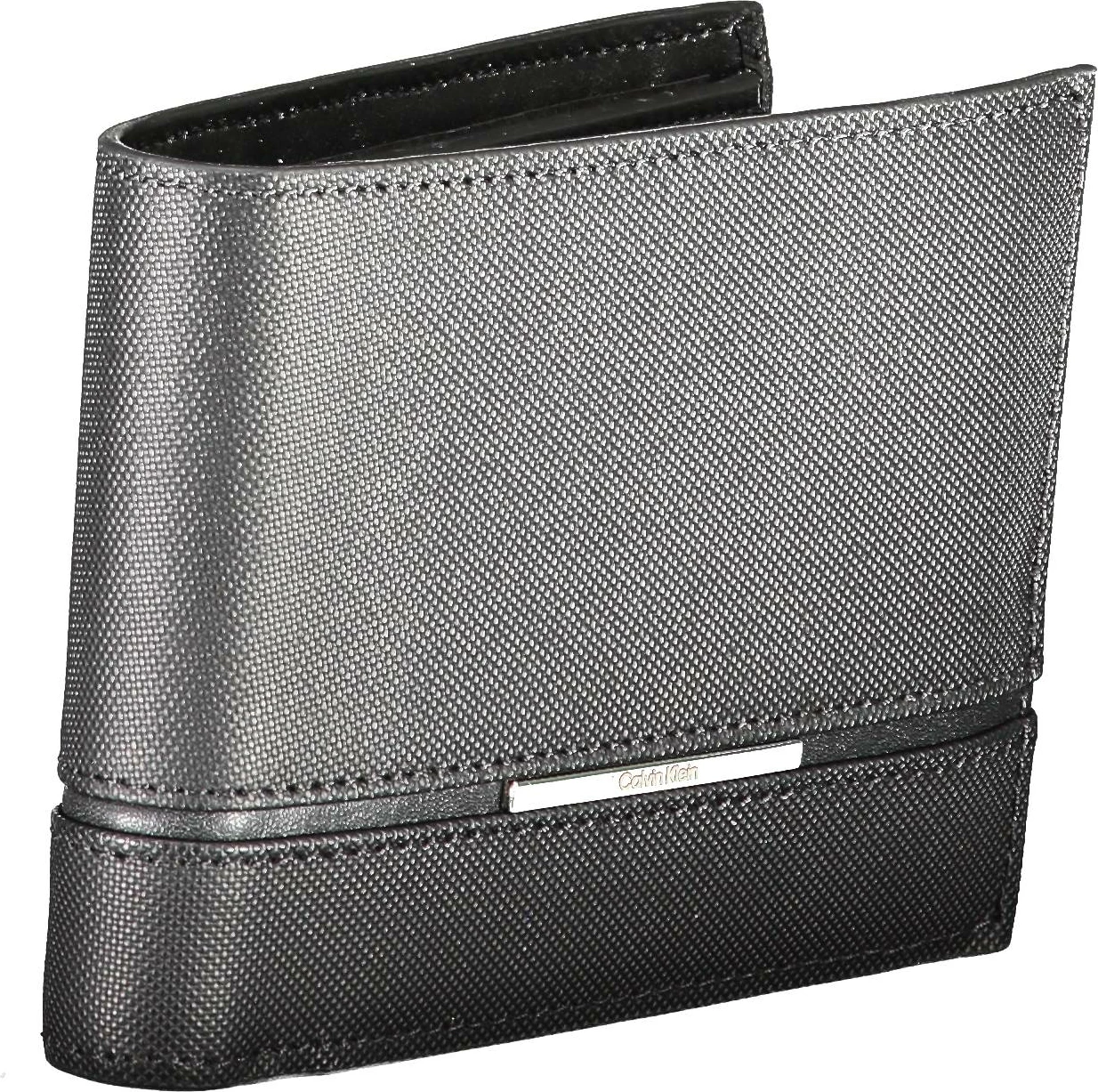 Portofol për meshkuj Calvin Klein, i zi