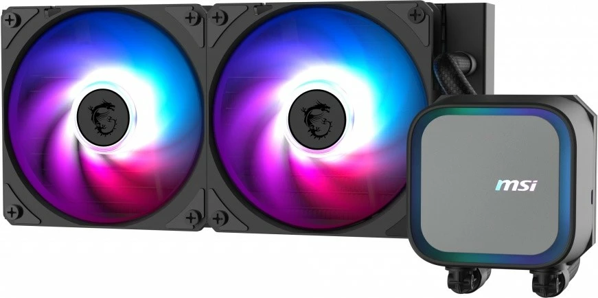 Ftohës CPU me lëng MSI MAG CORELIQUID A13 240 240mm ARGB, 2x120mm, LGA1700/1851 & AM4/AM5, /306-7ZWCA11-L80