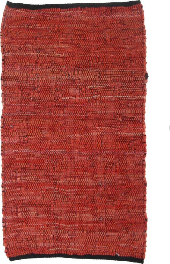 Qilim korridori Marocco, lëkurë, portokalli, 70x150