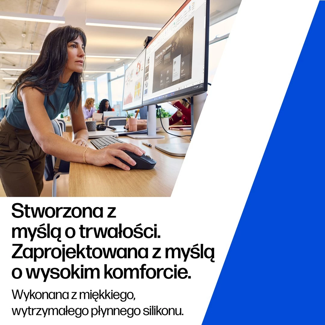 Maus wireless HP 700, rikarikueshëm, 8 butona, Bluetooth 5.2, USB Type-C, i zi