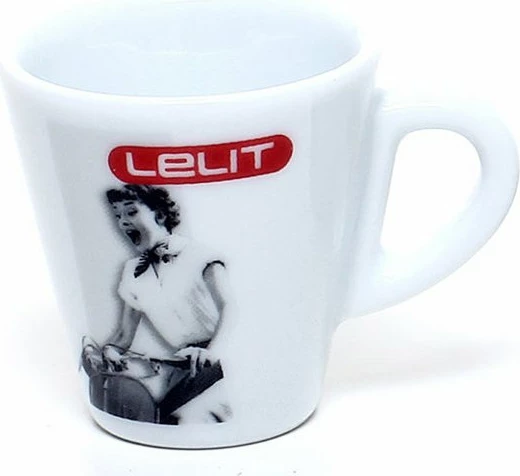 Filxhan espresso Lelit PL300 70 ml, i bardhë, set 6 copë