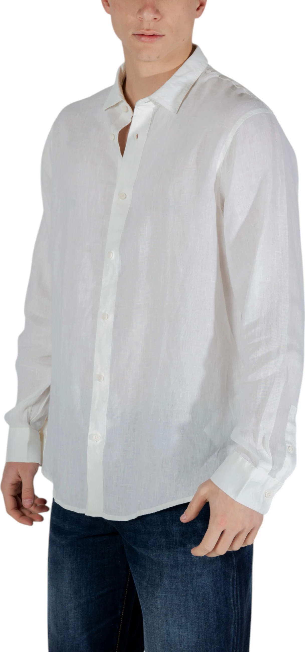 Këmishë për meshkuj Armani Exchange XM001221 AF14619, e bardhë [Madhësia: XXL]