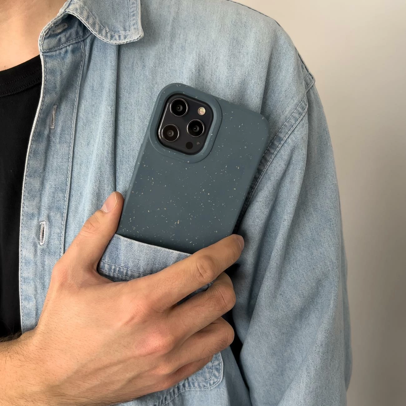 Mbështjellës Hurtel Eco Case për iPhone 12 Pro Max, silikon, rozë