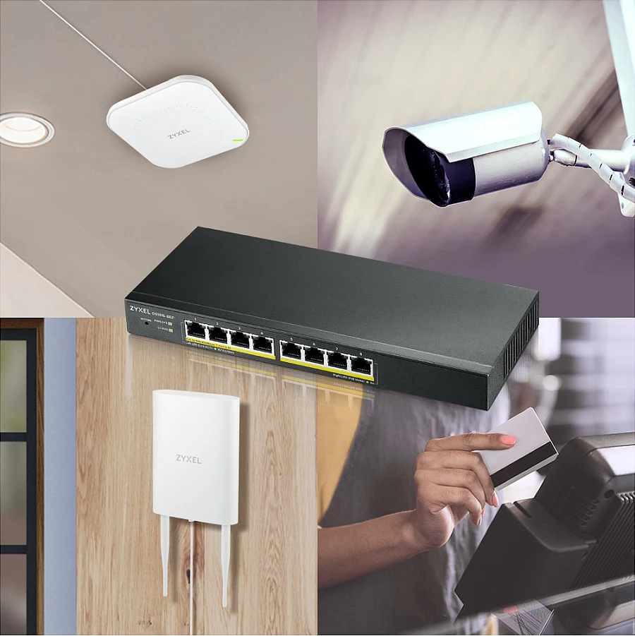 Switch Zyxel GS1915-8EP, i menaxhuar, L2, Gigabit Ethernet, PoE
