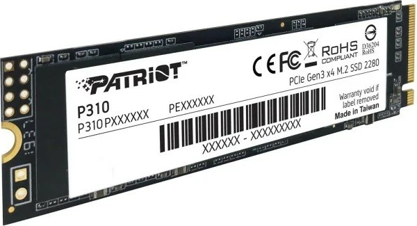 Disk SSD i brendshëm Patriot P310 1.92TB M.2 2280 PCIe Gen3 x4 NVMe 2100/1800MB/s