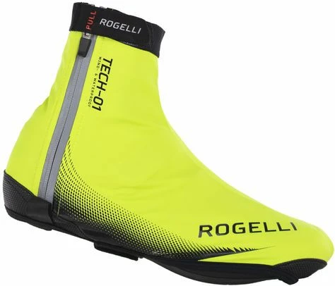 Mbulesa këpucësh për çiklizëm Rogelli, uniseks, të zeza fluor