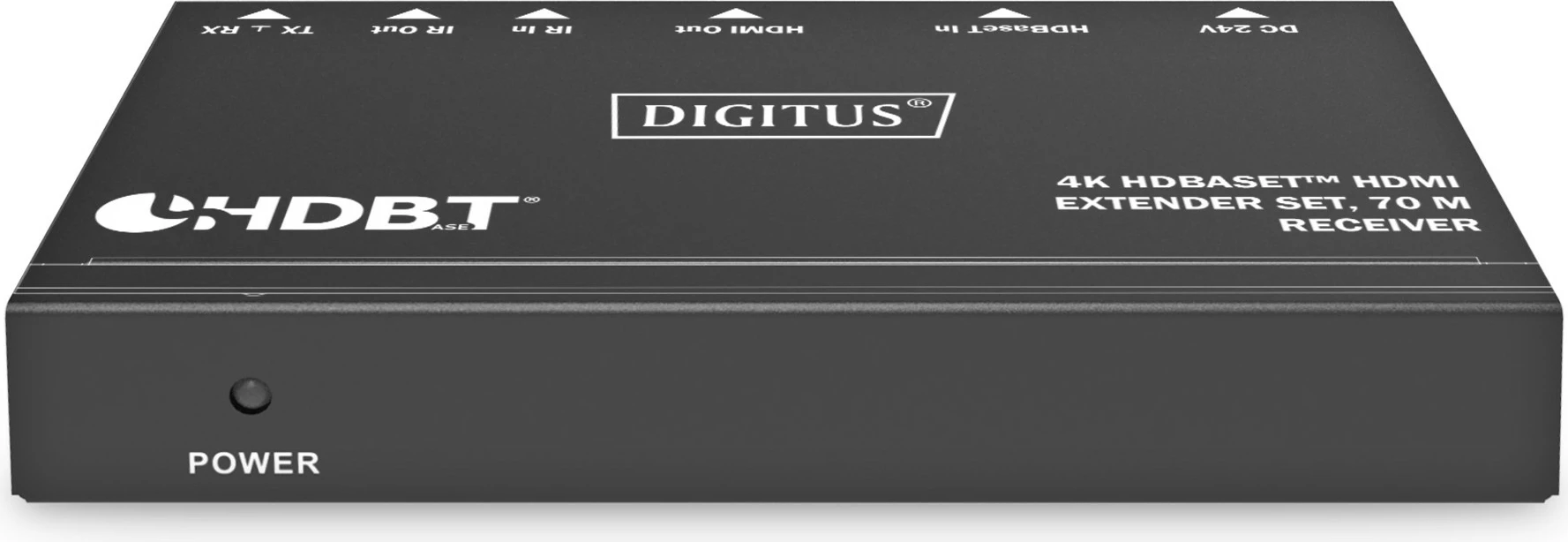 Set HDMI Extender Digitus 4K HDBaseT, 70m, AV transmetues & pranues, i zi