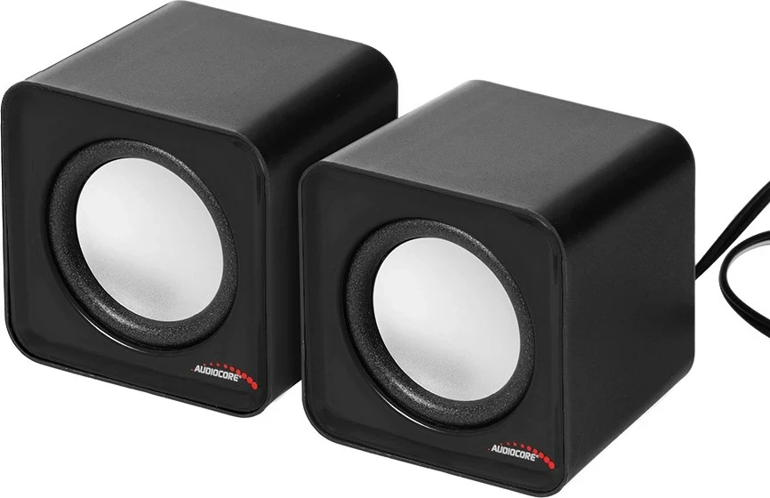 Kufje Audiocore AC870 B, 2-way 3 W, e zezë, e hirtë