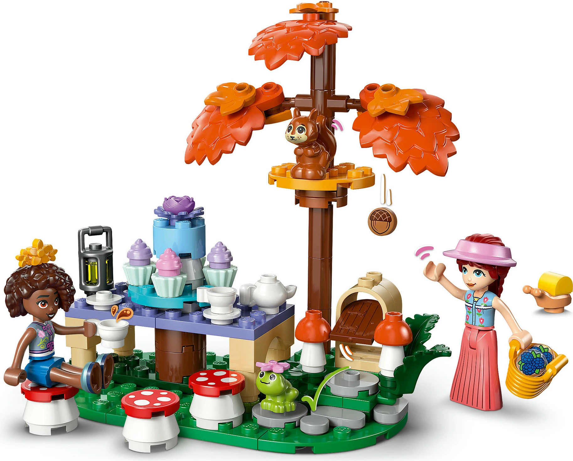 Set ndërtimi LEGO Friends 42690 Tea Party në Pyll, 116 pjesë, 6+ vjet, multikolor