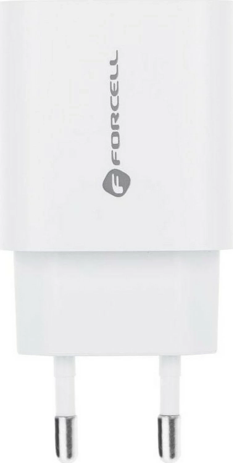 Karikues Forcell F-Energy TFK-30WPD, 30W, USB-A & USB-C, bardhë
