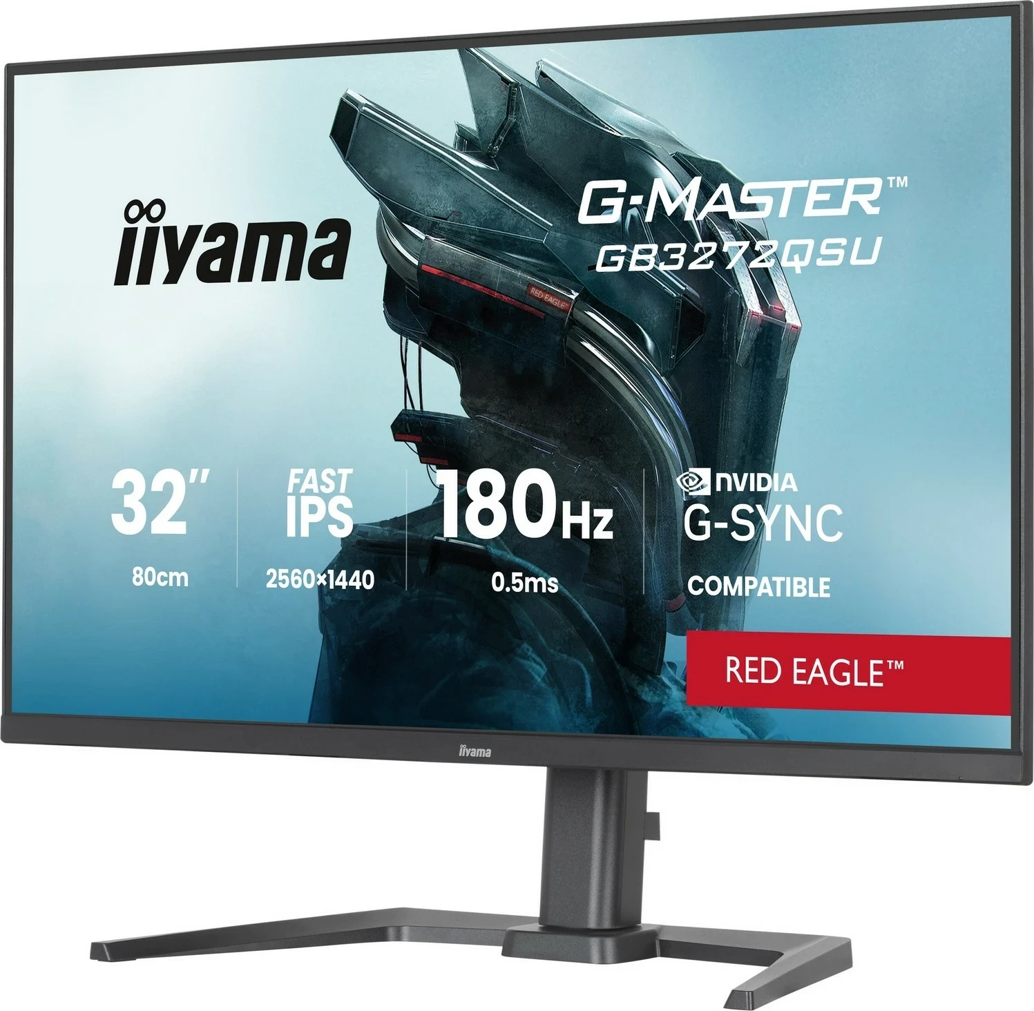 Monitor iiyama G-Master GB3272QSU-B1, 31.5", QHD, 180Hz, Fast IPS, i zi 3