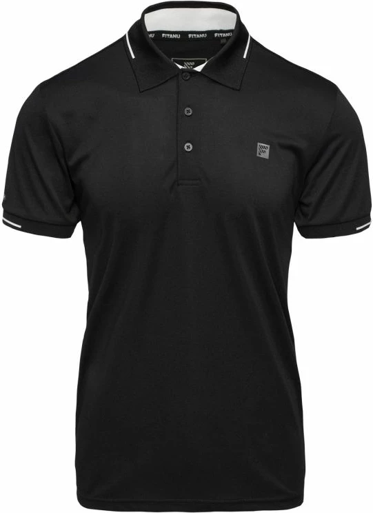 Maicë polo për meshkuj Fitanu, e zezë