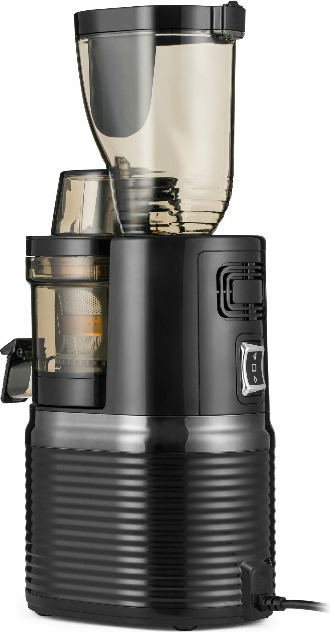 Shtrydhëse e ngadalshme 4Swiss BM202 200W, 0.5L, vertikale, EasyClean, XXL hapje, e zezë