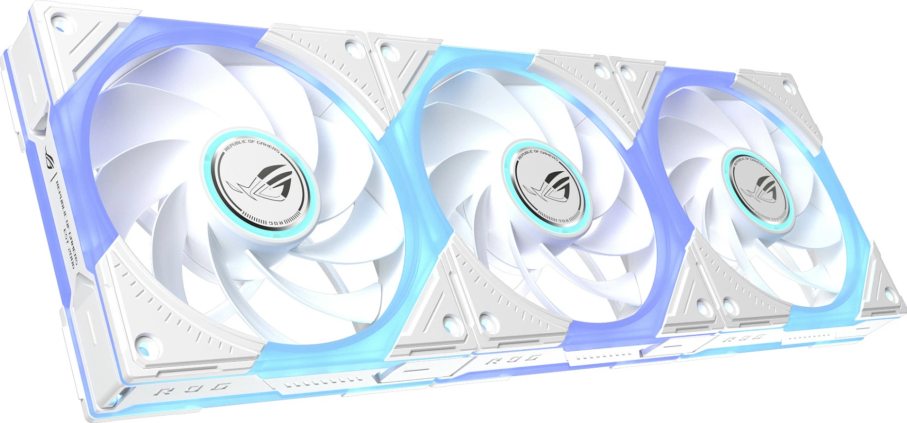 Fan kasë ASUS ROG Eurux GR120, ARGB Reverse, 3x120mm, bardhë