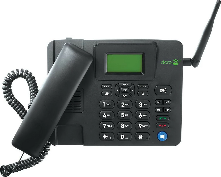 Telefon IP Doro 4100H, 0.08 GB, 500 kontakte, i zi