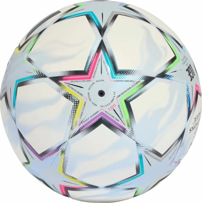 Top futbolli adidas UCL League J350 KE9768, bardhë/kaltër [Madhësia: 4]