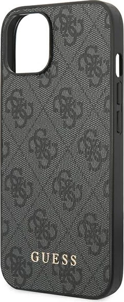 Mbështjellës Guess GUHCP14SG4GFGR për iPhone 14, 6.1", hardcase, gri