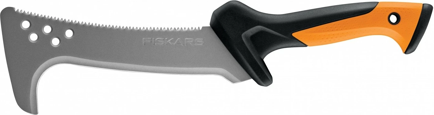 Hanxhar kopshti me sharrë, Fiskars Solid 1051233, çelik i kalitur, dorezë SoftGrip, portokalli/zi