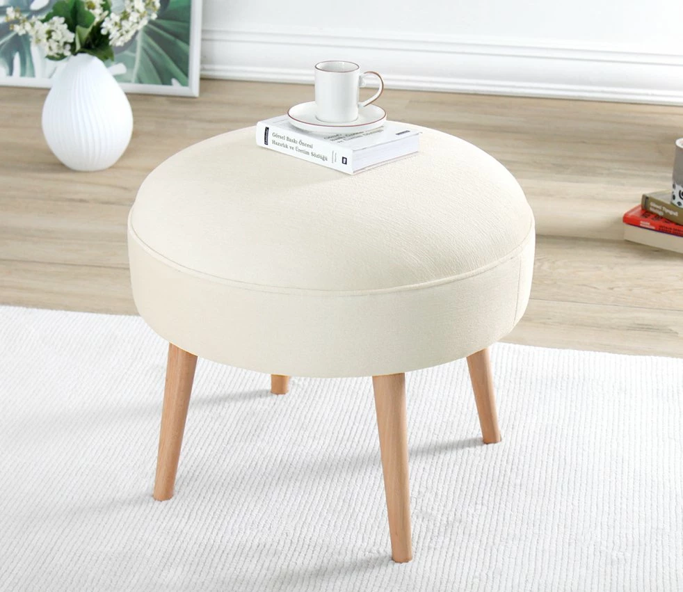 Puf krem Atelier del Sofa, Romley