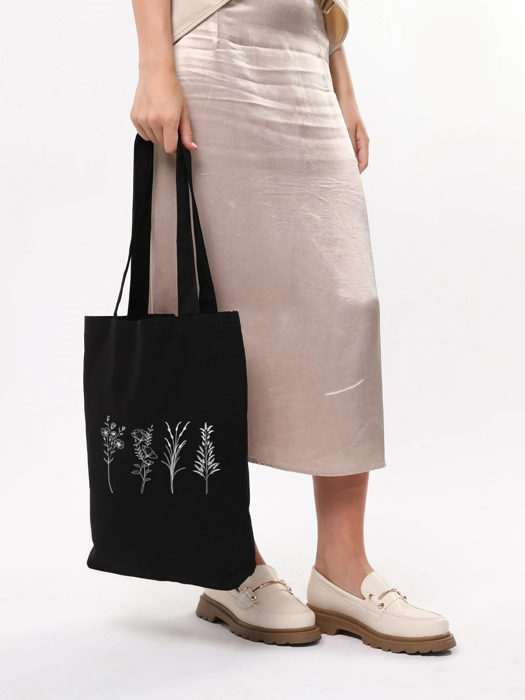 Qese tote Zoozie, e zezë, 35x40x8cm