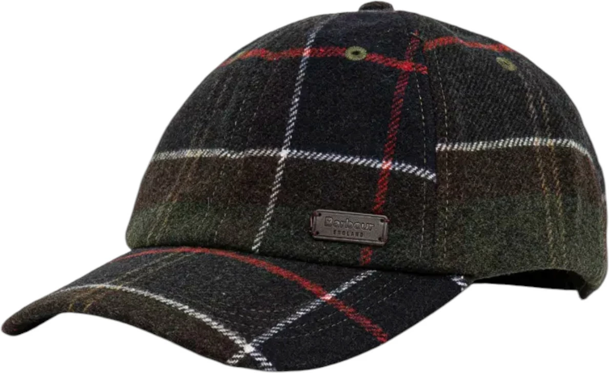 Kapelë sportive për meshkuj Barbour Galingale Tartan MHA0553, e gjelbër e errët