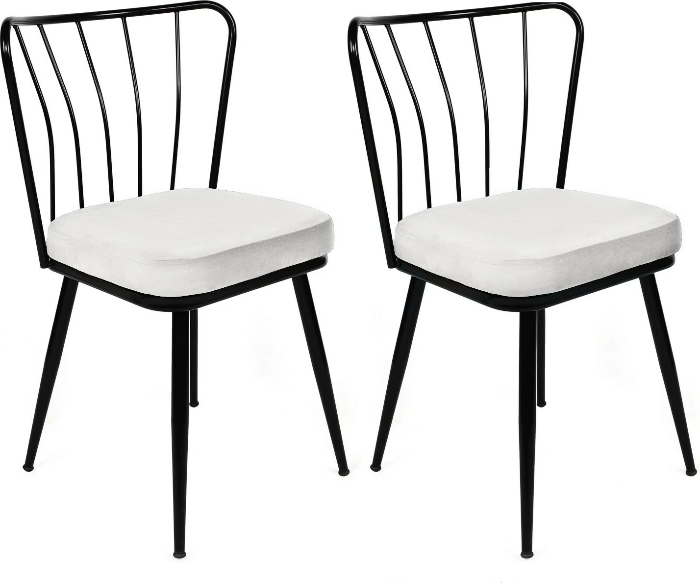 Set karrigesh (2 copë), Skye Decor, ngjyrë e zezë, Yıldız -940 V2