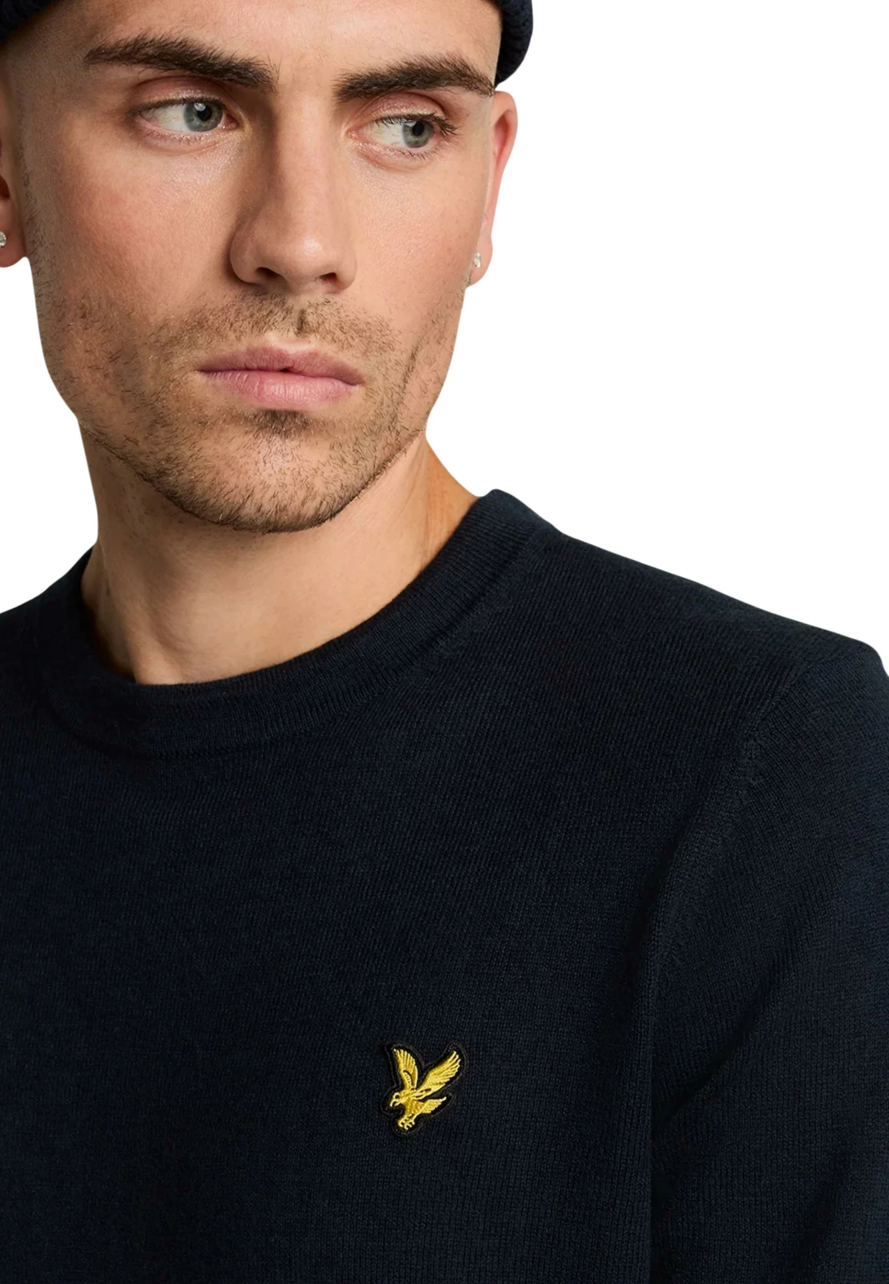 Xhemper për meshkuj Lyle & Scott KN2110VC, blu e errët [Madhësia: L]