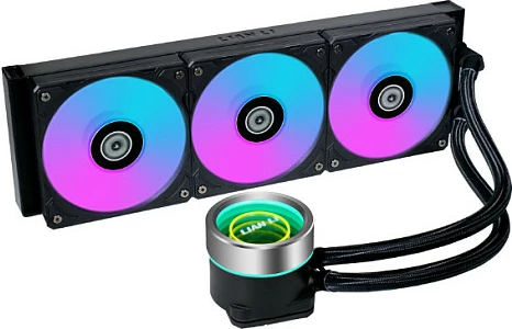 Ftohës uji për CPU Lian Li Galahad II Trinity L GA2T36B, radiator 360mm, RGB, i zi