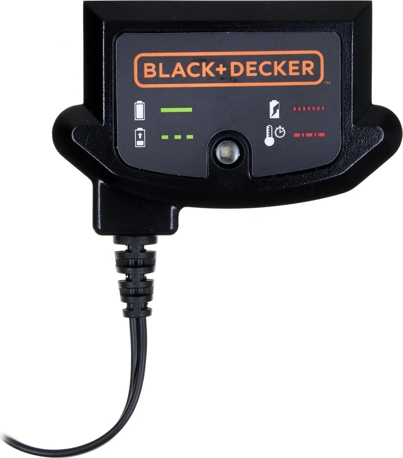 Sharrë me bateri Black & Decker GKC1820L20, e zezë dhe portokalli