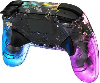 Gamepad DragonShock Orion Glow për Nintendo Switch, wireless, RGB, USB-C, i zi